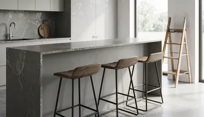 Чем барная стойка для кухни лучше обеденного стола